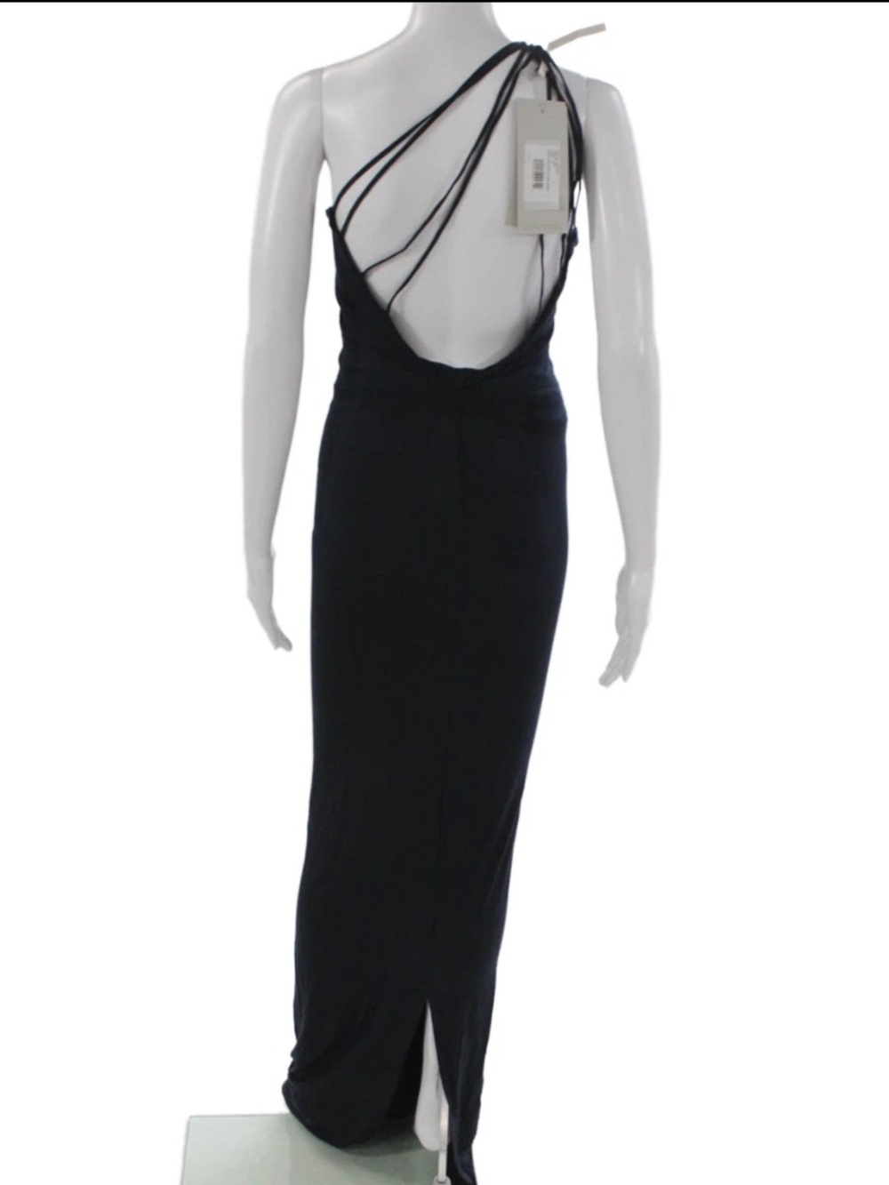Arje Navy Blue Open Back Maxi Dress Small NWT Formal Evening Wedding Guest - Picture 7 of 9